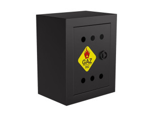 Szafka Gazowa Skrzynka 25x20x15 Gaz Czarna