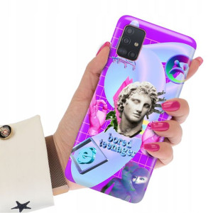 Etui Grube 2mm do SAMSUNG A51 Art Sztuka Wzory