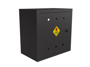 Szafka Gazowa Skrzynka 40x40x25 Gaz Czarna