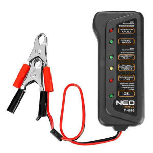 Tester Akumulatorów 12v I Ładowania Neo Led