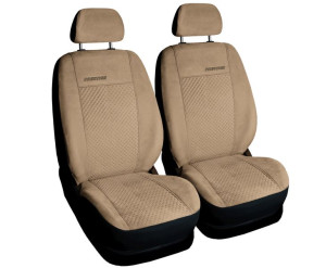 Pokrowce z alcantary przód PRESTIGE 1+1 Beżowe do BMW X3 E83 F25 G01