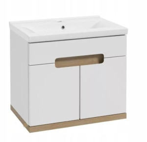 Szafka łazienkowa z umywalką smile 60 lakier mdf