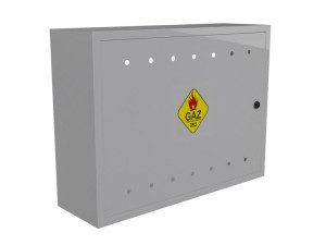 Szafka Gazowa Skrzynka 80x60x25 Gaz Szara/popiel