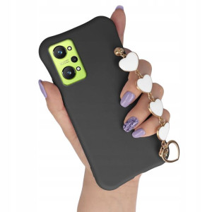 Etui Mat Czar do REALME GT NEO 2 Łańcuszek Serce