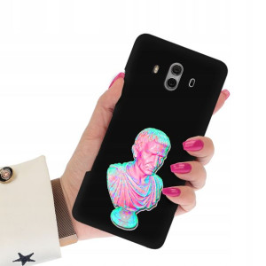 Etui Mat Czarne do HUAWEI MATE 10 Art Sztuka Wzory