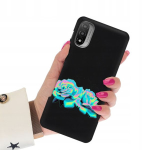 Etui Mat Czarne do MOTOROLA E20 Art Sztuka Wzory