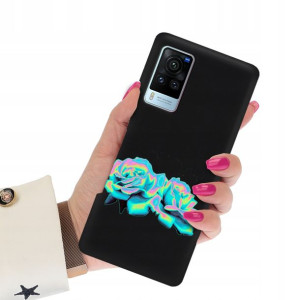 Etui Mat Czarne do VIVO X60 PRO V2047A Art Wzory
