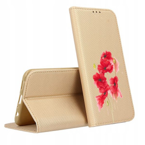Etui MAGNET ZŁOTY do SAMSUNG A02s Modne Top Wzory