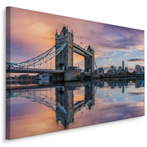 Obraz na Płótnie PANORAMA Londynu Widok Most 3D Miasto Ozdoba 90x60