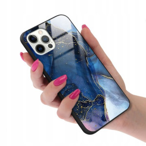 Etui Glass do IPHONE 12 PRO Case Pink Nude Wzory