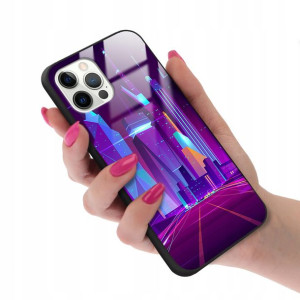 Etui Glass do IPHONE 12 PRO Obudowa Matrix Wzory