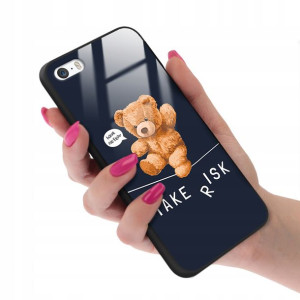Etui Glass do IPHONE 5 Case TEDDY MISIE Top Wzory
