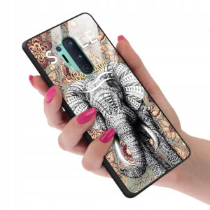Etui Glass do ONEPLUS 8 PRO Case BOHO Pióra Wzory