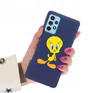 Etui Mat Granat do SAMSUNG A73 5G Bajkowe Wzory