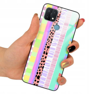 Etui GLASS do OPPO A15 Obudowa Case Dużo Wzorów
