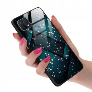 Etui Glass do OPPO A15 Obudowa Case Matrix Wzory