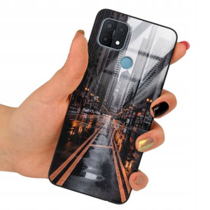 Etui Glass do OPPO A15s Case TOP Krajobrazy Wzory