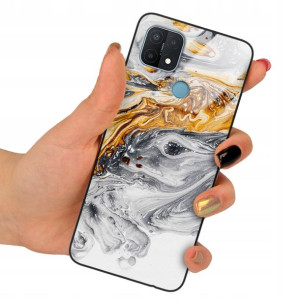 Etui Glass do OPPO A15s Piękne Kolorowe TOP Wzory