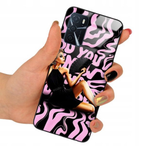 Etui Glass do OPPO A16s Case Wiosenne Top Wzory
