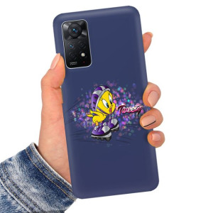 Etui Mat Granat do XIAOMI REDMI NOTE 11 Top Wzory