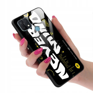 Etui GLASS do OPPO A35 Obudowa Case NEONOWE Wzory