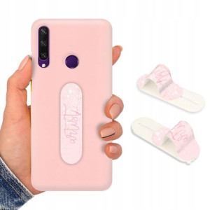 Etui Mat P. Róż Uchwyt do HUAWEI Y6P Case Wzory