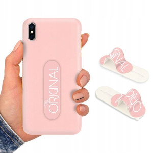 Etui Mat P. Róż Uchwyt do IPHONE X/XS Case Wzory