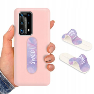 Etui Mat Róż Uchwyt do HUAWEI P40 PRO PLUS Wzory