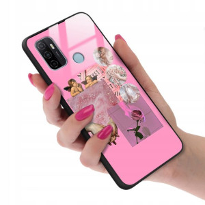Etui Glass do OPPO A53 Case Aniołki Angel Wzory