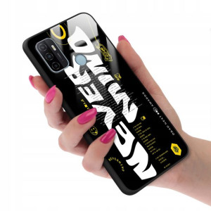 Etui GLASS do OPPO A53 Obudowa Case NEONOWE Wzory