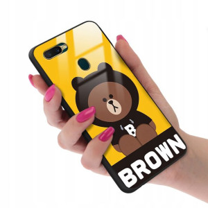 Etui Glass do OPPO A7 Case We Bare Bears Top Wzory