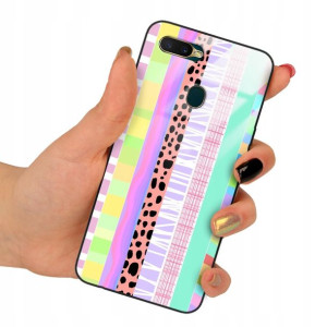 Etui GLASS do OPPO A7 Obudowa Case TOP Dużo Wzorów
