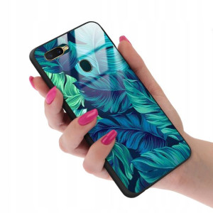 Etui Glass do OPPO A7 Obudowa Wakacyjne Top Wzory