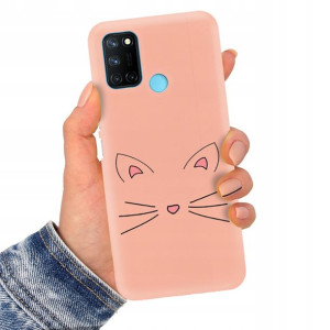 Etui Mat Łosoś do REALME C17 RMX 2103 Stich Wzory