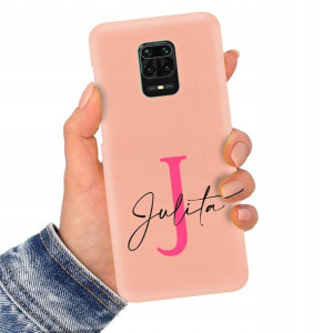 Etui Mat Łosoś do XIAOMI REDMI NOTE 9s Imię Wzory