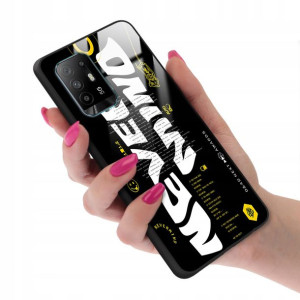 Etui GLASS do OPPO A94 5G Obudowa NEONOWE Wzory