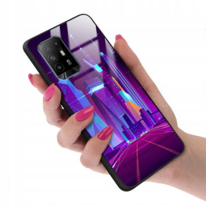 Etui Glass do OPPO A94 5G Obudowa TOP Matrix Wzory