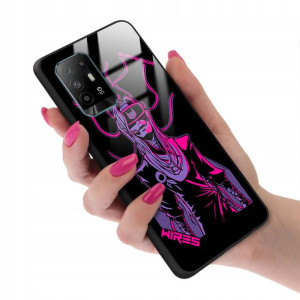 Etui GLASS do OPPO A95 4G Obudowa NEONOWE Wzory