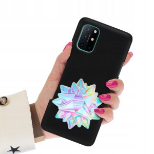 Etui Matowe Czarne do ONEPLUS 8T Art Sztuka Wzory