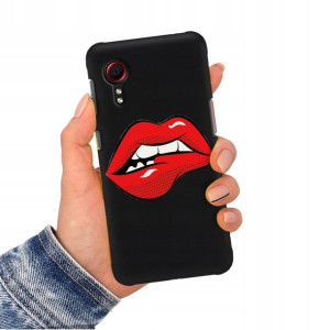 Etui Matowe CZARNY do SAMSUNG XCOVER 5 Case Wzory