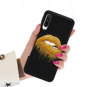 Etui Matowe CZARNY do XIAOMI MI A3 LITE Top Wzory