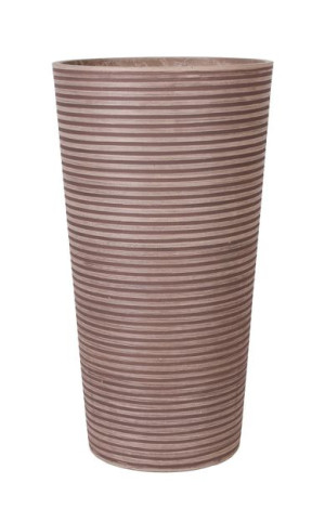 Wysoka Donica Taupe Z Kompozytu 25x25x46 Cm
