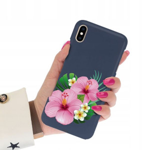 Etui Matowe GRANAT do IPHONE XS MAX Wiosenne Wzory