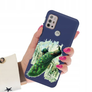 Etui Matowe GRANAT do MOTOROLA G10 Wiosenne Wzory