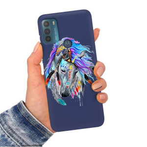 Etui Matowe GRANAT do MOTOROLA G50 Case TOP Wzory