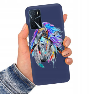 Etui Matowe GRANAT do OPPO A16S Obudowa Case Wzory