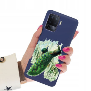 Etui Matowe GRANAT do OPPO A94 4G Wiosenne Wzory