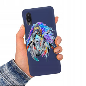 Etui Matowe GRANAT do SAMSUNG A02 Case TOP Wzory