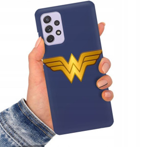 Etui Matowe Granat do SAMSUNG A72 5G Modne Wzory