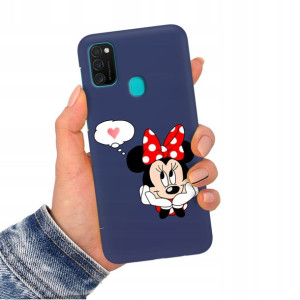 Etui Matowe GRANAT do SAMSUNG M21 Case TOP Wzory